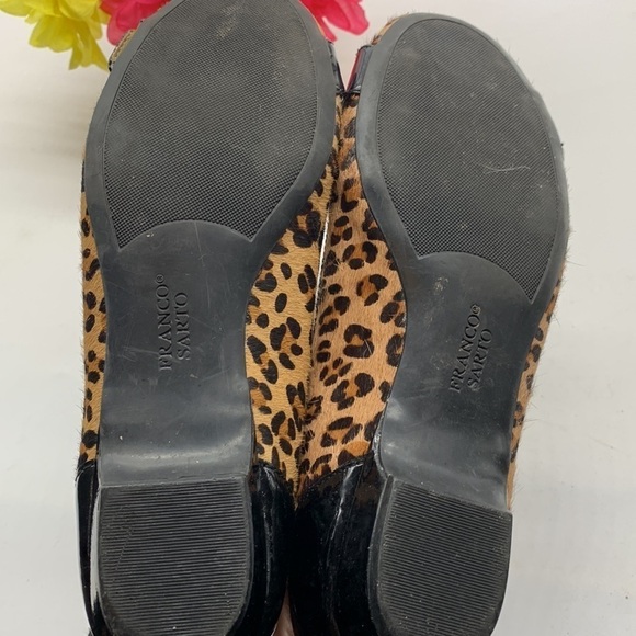 Franco Sarto L-cord Cow Hair Leopard Flats Sz 7.5. BFL0591A - Picture 7 of 8